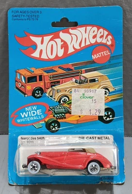 Mattel Hot Wheels 1981 #3911 clásico Mercedes 540 k Malasia Foto 1 de 4