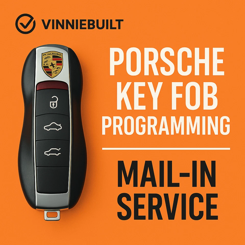 Porsche 2010-2018 BCM llave inteligente perdida reemplazo correo en servicio de programación Foto 1 de 1