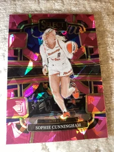 2024 Panini Select WNBA Concourse Pink Ice Prizm Sophie Cunningham #71 - Bild 1 von 2