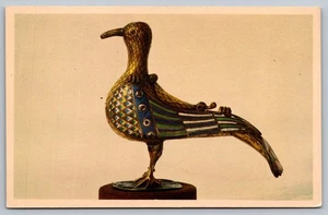 French Limoges Eucharistic Dove XIII Century Art Postcard - Picture 1 of 2