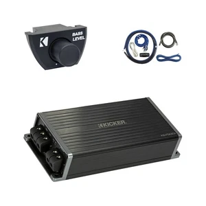 Kicker KEY5001 500-Watt Max Mono Channel Amplifier, Remote and Install Kit - Picture 1 of 5