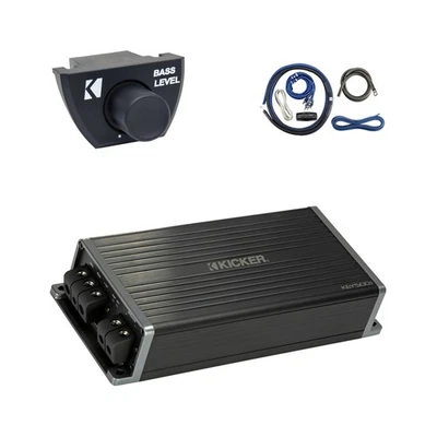 Kicker KEY5001 500-Watt Max Mono Channel Amplifier, Remote and Install Kit - Image 1 of 4