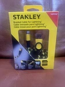 STANLEY Braided Cable USB-C to USB-A 6' 1.8m Extra Tough Android iPad iPhone 15 - Photo 1 sur 4