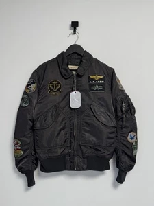 Vintage Alpha Industries Flyers Bomber Jacket Size M Men’s - Picture 1 of 16