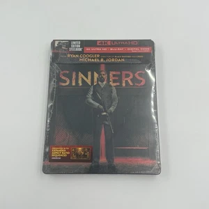 Sinners 4k UHD + Blu-ray + Digital Steelbook Brandneu Versiegelt - Bild 1 von 2