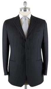 Kiton Navy Blue Suit 44/54 - Picture 1 of 3