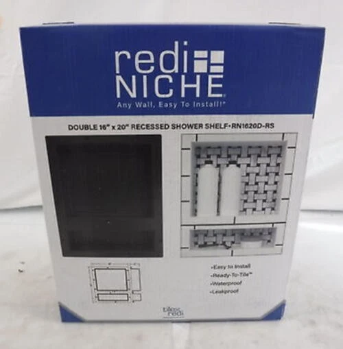 Azulejo Redi RN1620D-RS - 16" × 20", plástico negro, Foto 1 de 1