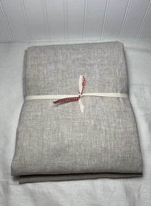 Cortina de lino belga Pottery Barn ~ 50” x 108” ~ lino ~ sin forro - Imagen 1 de 8