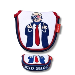 Fundas divertidas para cabeza de golf Trump Bad Shot Driver Fairway Wood Putter Headcover con... - Imagen 1 de 7