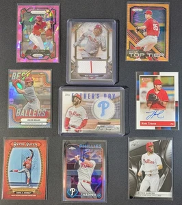 9 PHILLIES: RELICS/AUTO/PARALLELS: '24 Topps Triple Threads: HARPER++ - Picture 1 of 10
