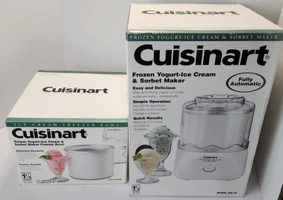 NIB Cuisinart ICE-20 1-1/2-Quart Automatic Ice Cream Frozen Yogurt Sorbet Maker - Image 1 of 4