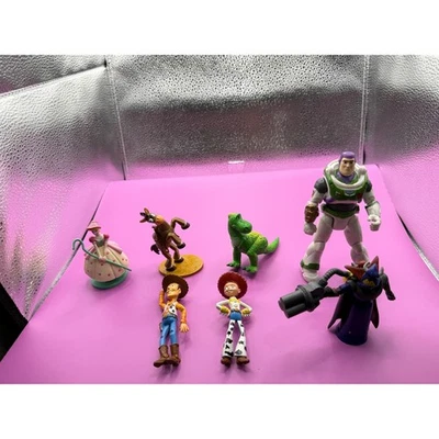 Disney Pixar Toy Story Action Figure Lot Buzz Lightyear Woody Jessie Rex Lot - Image 1 of 2