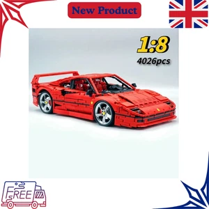 Ferrari F40 1:8 Scale Technic Model – 4026PCS MOC Building Blocks Assembly Set - Picture 1 of 8