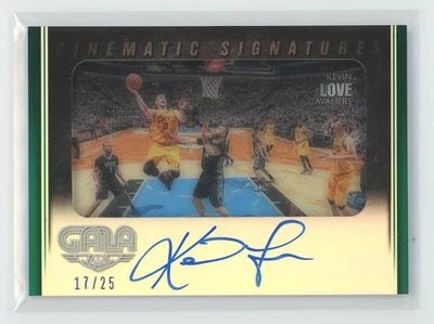 2014-15 Panini Gala #40 Kevin Love Cinematic Signatures Jade/25 automático Foto 1 de 2