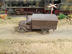 HO Roco Minitanks 15th Panzer Army Opel Blitz Truck Hand Painted Weathered A1804 - Picture 1 of 3