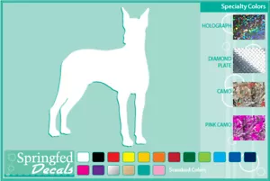 DOBERMAN SILHOUETTE cut vinyl decal #2 Dog stickers - Foto 1 di 1