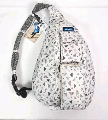 Bolso Bandolera Kavu Triparty Cuerda Entretejida Eslinga Punta de Flecha Multicolor Nuevo con Etiquetas Foto 1 de 4