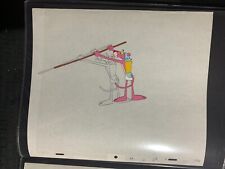 PINK PANTHER 12.5x10" Cartoon Animation Cel & Drawing A-13