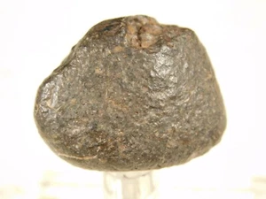 Stony METEORITE with Dark Fusion Crust 100% Natural 23.0gr - Picture 1 of 15
