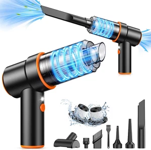 Handheld Car Vacuum Cleaner, 11000PA Vacuum Cleaner & Air Duster, 120W High Powe - Picture 1 of 12