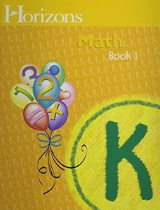HORIZONS Math K SET of 2 Student Workbooks K-1 and K-2 AOP Homeschool JMSK00B - Imagen 1 de 3
