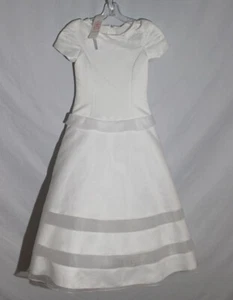 Emmerling Kommunionkleid weiß slim fit Neu mit Etikett aus Geschäftsauflösung - Bild 1 von 3