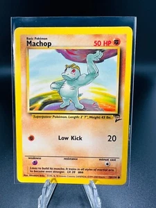 Pokemon TCG - Machop 78/130 - Base Set 2 2000 - Picture 1 of 2