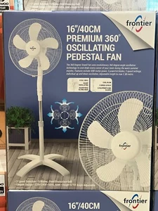 Fameworld® 16"/40cm Premium PIEDISTALLO OSCILLANTE 360° Pavimento FAN-5 Lama - Foto 1 di 11