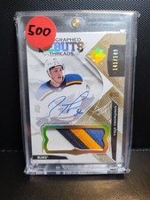 2017 UD Ultimate Collection Debuts Threads Tage Thompson RPA AUTO PATCH SP /149