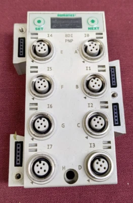 Numatics Asco 240-206 PNP G3 8 Inputs I/O Module (A-4) - Image 1 of 2