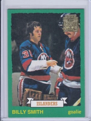 Billy Smith 2001 Topps / O-Pee-Chee Archives Hockey Card 20 Grade MT - Image 1 of 2