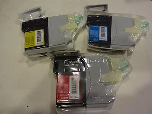 NEU VERSIEGELT - ORIGINAL SET 3 "BROTHER LC61" LC61M LC61C LC61Y Siehe Detail. - Bild 1 von 1