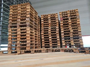 15 x CP1 Holzpaletten groß 1200 x 1000 cm Einwegpalette Holz Palette - Bild 1 von 6