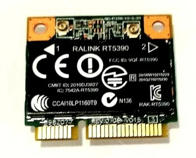 HP Ralink RT5390 Flamingo Wi-Fi Mini 690980-001 Wireless Card - Image 1 of 2