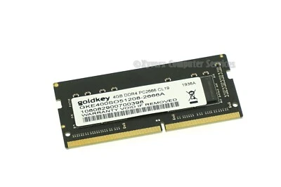 GKE400SO51208-2666A GENUINE GOLDKEY LAPTOP MEMORY 4GB DDR4 PC2666 M141 (CA612) - Image 1 of 2