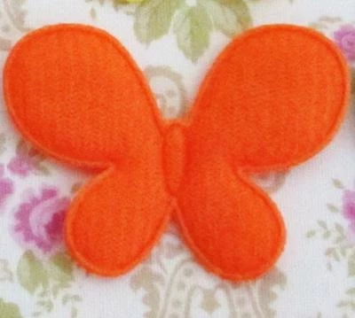 100 apliques de mariposa de fieltro macizo de 1,75"/básicos/acolchados/artesanales/arcos H213-elige color Foto 1 de 4