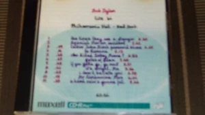 BOB DYLAN -LIVE '64 -AUDIO CD COPY OF DISC -MAXWELL CD-R pro - Foto 1 di 3