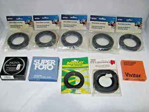 10 X CAMERA LENS HOODS ( NEW ) - Picture 1 of 9