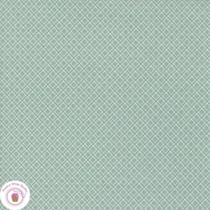 Moda MY SUMMER HOUSE 3048 13 Aqua Blue   BUNNY HILL Quilt Fabric - Picture 1 of 5