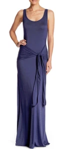 Go Couture Modalkleid Denim vorne zum Binden M neu mit Etikett 168 $ - Bild 1 von 3