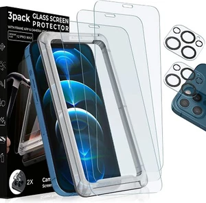 iPhone 12 Pro Max Camera Lens Screen Protector Tempered Glass Anti Scratch Clear - Picture 1 of 6