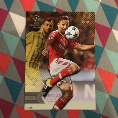 Jonas #59 SL Benfica 5x7 -  5/10 Made 2015-2016 Topps Champions League UEFA - Image 1 of 2