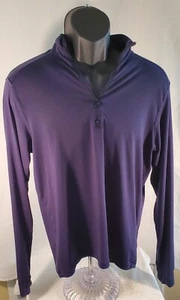 Old Navy Top Mens 4 Way Stretch Performance Quarter Zip Small Navy Blue - Picture 1 of 5