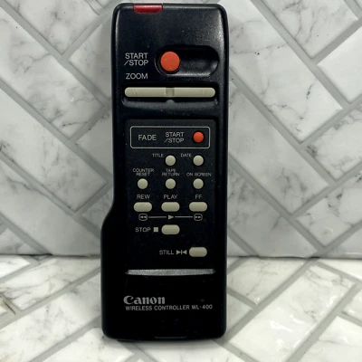 Videocámara Canon WL-400 FABRICANTE DE EQUIPOS ORIGINALES control remoto limpia probada y funciona VER VIDEO Foto 1 de 4