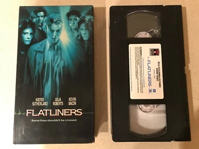 Flatliners (VHS, 1990) Kiefer Sutherland, Julia Roberts, Kevin Bacon - Image 1 of 3