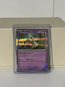 Mimikyu SV: Paldean Fates Pokémon 037/091 Holo Rare NM+ - Picture 1 of 2