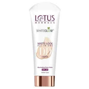 Lotus Herbals Whiteglow Matte Look Spf 20 Dd Cream (Pink Beige, 30 g) - Picture 1 of 4