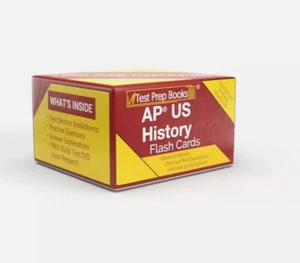 AP US History Flash Cards 2023 Full Color Flashcards Test Study on the Go NEW - Picture 1 of 4