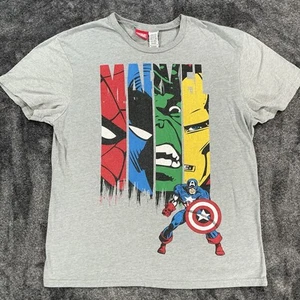 VTG Classic Marvel Comics Avengers Team T Shirt Size YL/XL Hulk Spider-Man Thor - Picture 1 of 5
