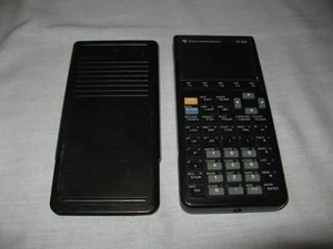 Texas Instruments TI-85 Black Graphing Calculator With Cover Tested Works - Picture 1 of 4